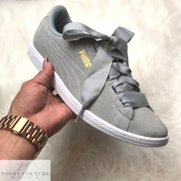Puma vikky ribbon grey Clearance